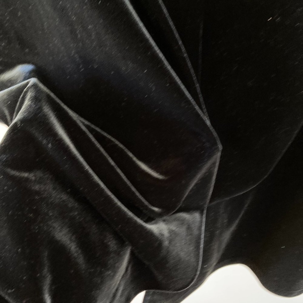 BNWT Vintage St Michael Marks and Spencer Black Velvet Pencil Skirt Size 16 - Picture 6 of 10